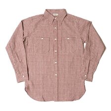 WAREHOUSE Lot 3055 LONG SLEEVE CHECK WORK SHIRTS A柄(ギンガム)画像