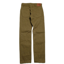 ONI DENIM Regular Rise Neat Straight 12oz Olive Warp and Weft Selvedge Denim ONI-246-OLOL画像