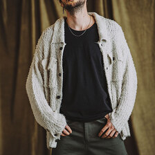 NO ID. フェザーヤーンニットBIG-BLZ 855010-857K画像