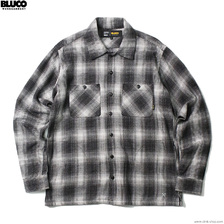 BLUCO OMBRE CHECK FLANNEL SHIRTS 145-11-047画像