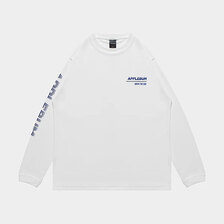 APPLEBUM "ABOVE THE RIM" Elite Performance Dry L/S T-shirt WHITE EA2421112画像