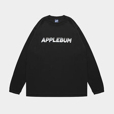 APPLEBUM "Sports Logo" Elite Performance Dry L/S T-shirt BLACK EA2421110画像