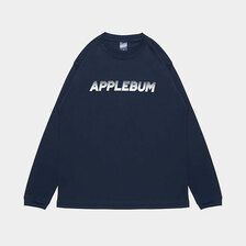 APPLEBUM "Sports Logo" Elite Performance Dry L/S T-shirt NAVY EA2421110画像