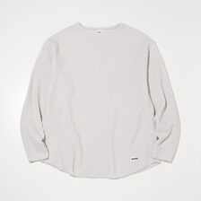 RADIALL BIG WAFFLE - BOAT NECK T-SHIRT L/S RAD-24AW-CUT004画像