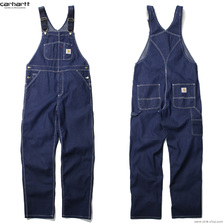 Carhartt WIP BIB OVERALL - Blue (one wash) I022946画像