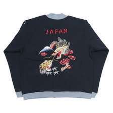 TAILOR TOYO SUKA ZIP SWEAT EMBROIDERED "DRAGON &times; TIGER &times; EAGLE" TT69474画像