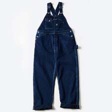 POST OVERALLS #1402-HBI No.2 Overalls : herringbone denim double indigo画像