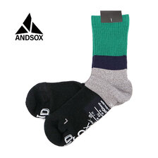 ANDSOX SUPPORT PILE ANKLE - PARSLEY画像