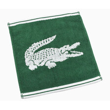 LACOSTE Crocodile Logo Jacquard handkerchief Towel LN008J画像