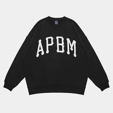 APPLEBUM &ldquo;APBM&rdquo; Crew Sweat -BLACK- EA2420402画像