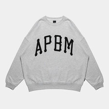 APPLEBUM &ldquo;APBM&rdquo; Crew Sweat -ASH- EA2420402画像