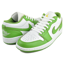 NIKE AIR JORDAN 1 LOW SE white/chlorophyll-lightening HF4823-100画像