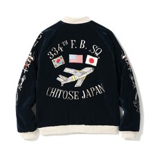 Buzz Rickson's Lot No. BR15536 / SOUVENIR JACKET &ldquo;BUZZ RICKSONS&rdquo; &times; &ldquo;KOSHO & CO.&rdquo; SPECIAL EDITION 334th FTR. BOMB. SQ. CHITOSE JAPAN画像