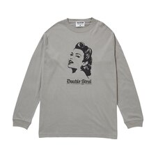 DOUBLE STEAL Retro Girl L/S T-SHIRT 944-15051画像