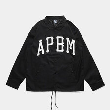 APPLEBUM &ldquo;APBM&rdquo; Coach Jacket BLACK EA2420606画像