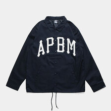 APPLEBUM &ldquo;APBM&rdquo; Coach Jacket NAVY EA2420606画像