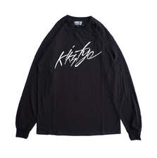 KIKS TYO FLIGHT LOGO L/S TEE KT2209T-01画像