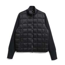 TAION ベーシック ハイネックWジップ ニットスリーブダウンジャケット TAION-102WZSN画像