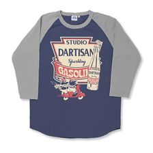 STUDIO D'ARTISAN ラグラン7分袖Tシャツ 8151A画像