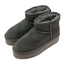 EMU Australia PLATFROM MICRO WOOL Charcoal W13159画像