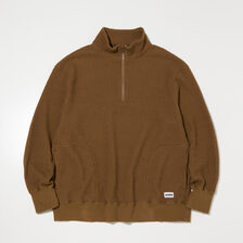 RADIALL BIG WAFFLE - HALF ZIP SWEATSHIRT L/S RAD-24AW-CUT005画像