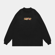 APPLEBUM "Flowers Logo" Mockneck L/S T-shirt 2421102画像