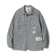 SUGAR CANE Lot No. SC15656 / 11oz. HICKORY STRIPE WORK COAT画像