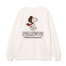 AVIREX &times; PEANUTS LONGSLEEVE T-SHIRT "FLYING ACE" 7834230035画像