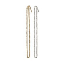 Subciety Silver chain necklace-cutted oval- 105-94807画像