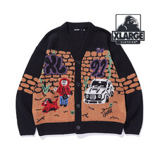 X-LARGE BOY KNIT CARDIGAN 101244015007画像