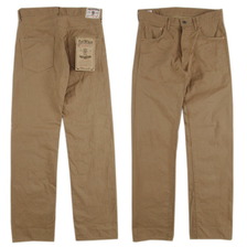 ONI DENIM 9.5oz Selvedge Chino khaki Beige denim Relax Straight ONI-022ZR-SCKB画像