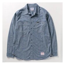 TOYS McCOY TOYS McCOY & CO. CHAMBRAY WORK SHIRT "STEVE McQUEEN" TMS2407画像