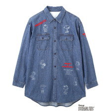 AVIREX &times; PEANUTS DENIM SHIRTS 7834221602画像