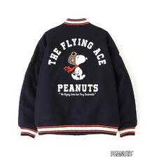 AVIREX &times; PEANUTS STADIUM JACKET "FLYING ACE" 7834252042画像