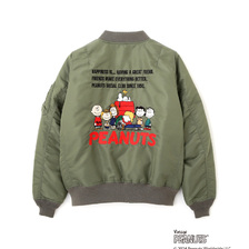 AVIREX &times; PEANUTS ALL STAR MA-1 7834252613画像