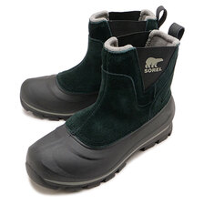 SOREL BUXTON PULL ON BOOT WP Black/Quarry NM5182-010画像
