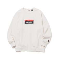 NANGA ECO HYBRID BOX LOGO SWEATSHIRT NW2441-1F001画像