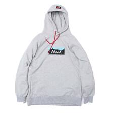 NANGA ECO HYBRID BOX LOGO SWEAT HOODIE NW2441-1F002画像