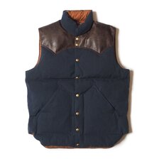 WAREHOUSE &times; Rocky Mountain Featherbed Lot.2223 CANVAS DOWN VEST画像