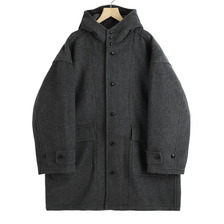is-ness HOODED DUFFLE COAT 1006AWWOOLCOAT01画像