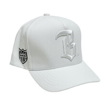 YOSHINORI KOTAKE DESIGN &times; BEAMS GOLF BG LOGO SERGE CAP WHITE画像