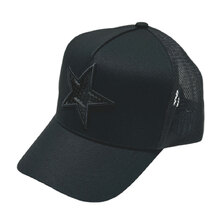 YOSHINORI KOTAKE DESIGN &times; BARNEYS NEWYORK BLACK LINE BIG STAR MESH CAP BLACK画像