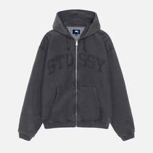 STUSSY ZIP HOODIE FADED GRAPHIC 118553画像
