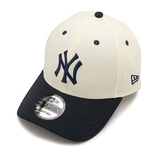 NEW ERA 9FORTY MLB Color Custom ニューヨーク・ヤンキース クローム バイザーネイビー 14307467画像