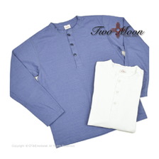 Two Moon no.20165 Henley neck long sleeve tee画像