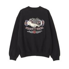 Schott CREW SWEAT SHAKE HAND DRAGON/ 7824232016画像