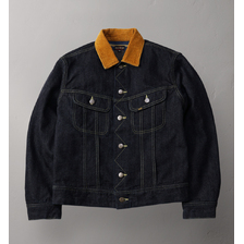THE FLAT HEAD DENIM BLANKET JACKET FN-OJ-D102画像