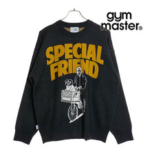 gym master ジャガードニットSPECIAL FRIENDクルーネック G421730画像