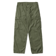 Buzz Rickson's Lot No. BR42500 / TROUSERS, MEN'S, COTTON WIND RESISTANT POPLIN, OLIVE GREEN, ARMY SHADE 107 SHORT LENGTH画像