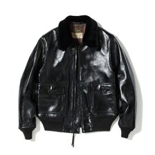 Buzz Rickson's Lot No. BR80655 / WILLIAM GIBSON COLLECTION Type BLACK AN-J-3A HORSEHIDE MODEL画像